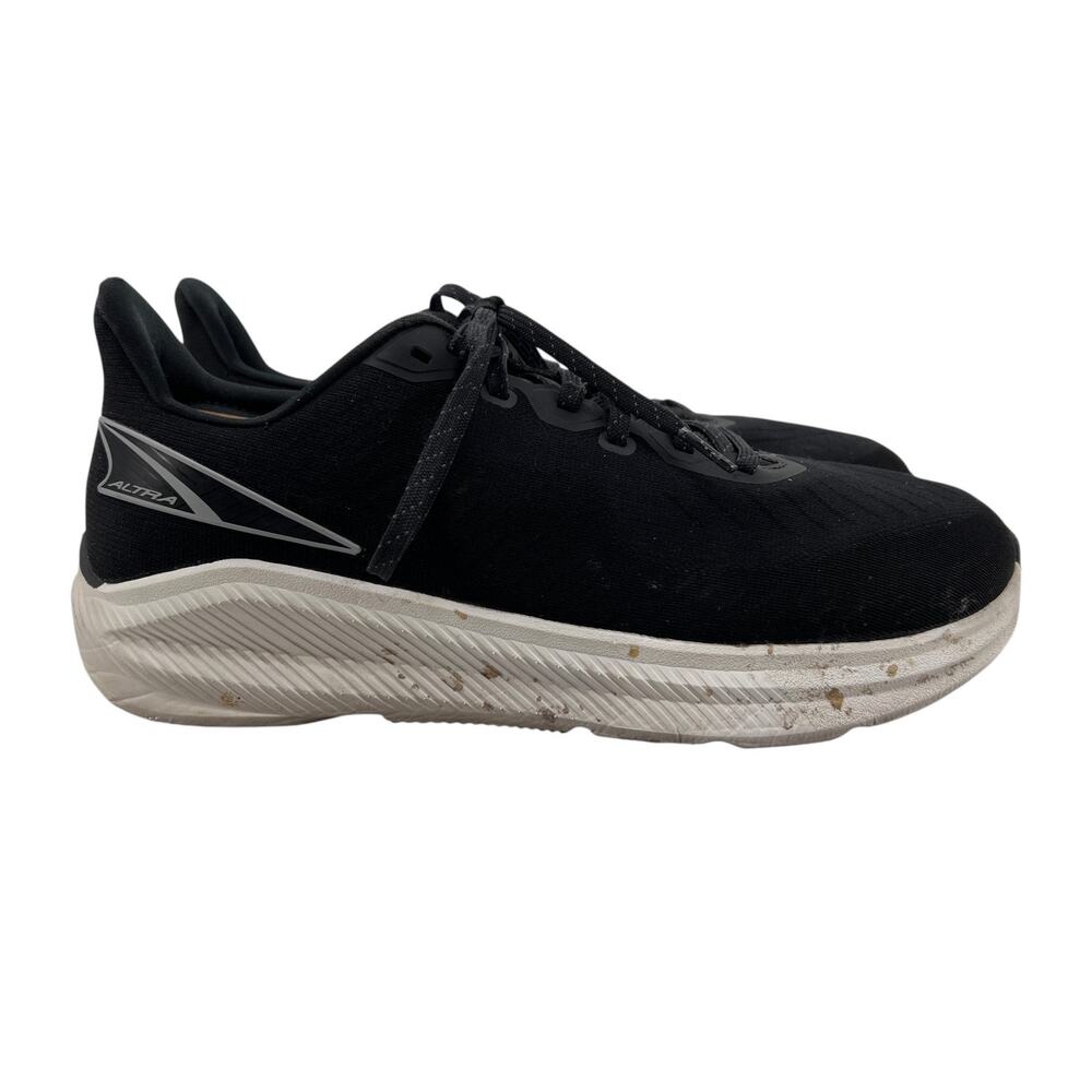 Altra Mens 10.5 Running Shoes Black Experience Form Road Lace Up Low Top Trainer